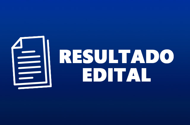 Resultado edital